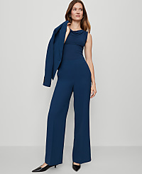 The Wide-Leg Pant in Fluid Crepe carousel Product Image 1