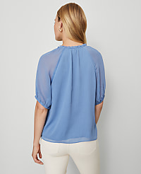 Pintucked Raglan Popover carousel Product Image 2