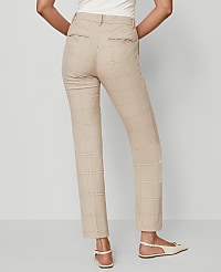 The Petite Eva Ankle Pant in Plaid carousel Product Image 3