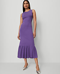 Ruffle Hem Sweater Dress carousel Product Image 1