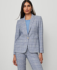 The Hutton Blazer in Glen Check carousel Product Image 3
