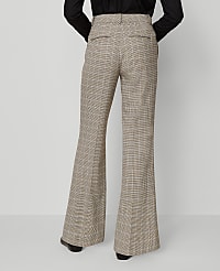 The Flare Trouser in Plaid carousel Product Image 4