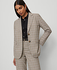 The Petite Madison Blazer in Plaid carousel Product Image 4