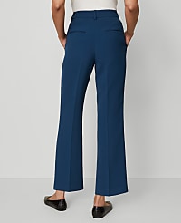 The Petite Flare Ankle Pant in Fluid Crepe carousel Product Image 3