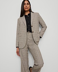 The Petite Madison Blazer in Plaid carousel Product Image 2