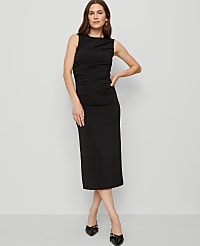 Petite Knit Ruched Sheath Dress carousel Product Image 2