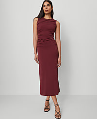 Knit Ruched Sheath Dress carousel Product Image 1