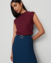 Refined Mock Neck Sweater Shell carousel Product Image 1