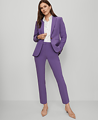 The Petite Eva Ankle Pant in Doubleweave carousel Product Image 1