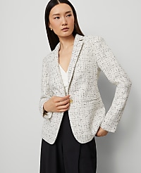 The Petite Hutton Blazer in Tweed carousel Product Image 1