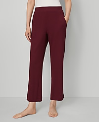 Ribbed Wide-Leg Lounge Pants carousel Product Image 1