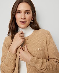 Petite Textured Cardigan carousel Product Image 4