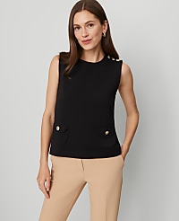 Ponte Patch Pocket Top carousel Product Image 1