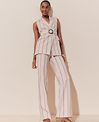 The Petite Jayne Trouser in Pinstripe carousel Product Image 4