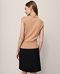 Refined Mock Neck Sweater Shell carousel Product Image 2