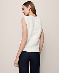Petite Tweed Sweater Shell carousel Product Image 2