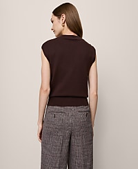 Refined Mock Neck Sweater Shell carousel Product Image 2