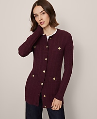 Long Cable Cardigan carousel Product Image 1