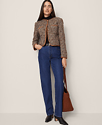 Weekend Collection Tweed Crew Neck Jacket carousel Product Image 5
