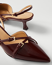 Strappy Pointy Toe Patent Pump carousel Product Image 2