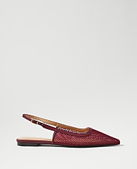 Mesh Nip Toe Slingback Flat carousel Product Image 1