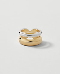 Mixed Metal Double Ring carousel Product Image 1