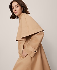 Removable Cape Trench Coat carousel Product Image 5
