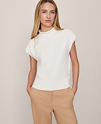 Roll Neck Sweater Vest carousel Product Image 1