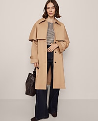Removable Cape Trench Coat carousel Product Image 2