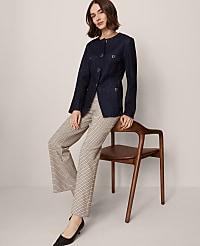 Denim Split Hem Jacket carousel Product Image 4