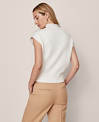 Roll Neck Sweater Vest carousel Product Image 2