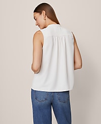 Ruffle Sleeveless Blouse carousel Product Image 2