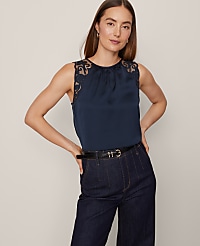 Lace Trim Tank carousel Product Image 1
