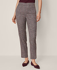 The High Rise Ankle Pant in Plaid carousel Product Image 3