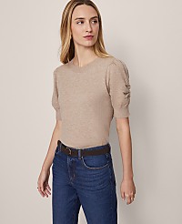 Weekend Ruched Sweater Tee carousel Product Image 1