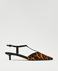 Haircalf T-Strap Kitten Heel Pump carousel Product Image 1