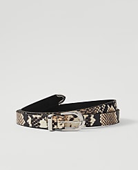Skinny Snake Patent Leather Belt carousel Product Image 1
