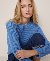 Weekend Open Stitch Scalloped Sweater carousel Product Image 2