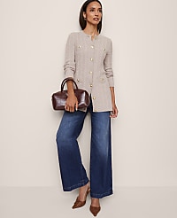 Long Cable Cardigan carousel Product Image 2