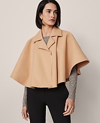 Cropped Zip Poncho carousel Product Image 1