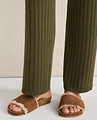 Haven Well Within Suede and Sherpa Molded Slide carousel Product Image 2