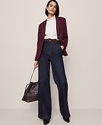 The Single Button Blazer in Ponte carousel Product Image 5