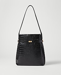 Croco Belted Bucket Bag carousel Product Image 1