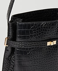 Croco Belted Bucket Bag carousel Product Image 2