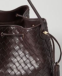 Woven Drawstring Bucket Bag carousel Product Image 2