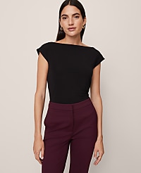 Sleeveless Boatneck Top carousel Product Image 1