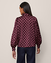 Geo Blouson Sleeve Shirt carousel Product Image 2