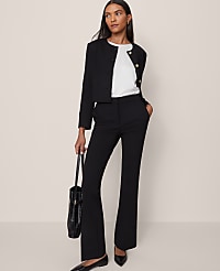The Skinny Flare Pant in Ponte carousel Product Image 1