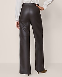 Studio Collection The Straight Pant in Leather carousel Product Image 4