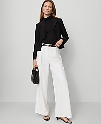 The Shorter Two Button Blazer in Bi-Stretch carousel Product Image 4